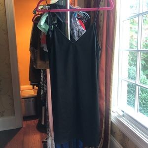 Aritizia black silk dress!